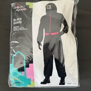 Netflix Black and Pink Guard Outfit